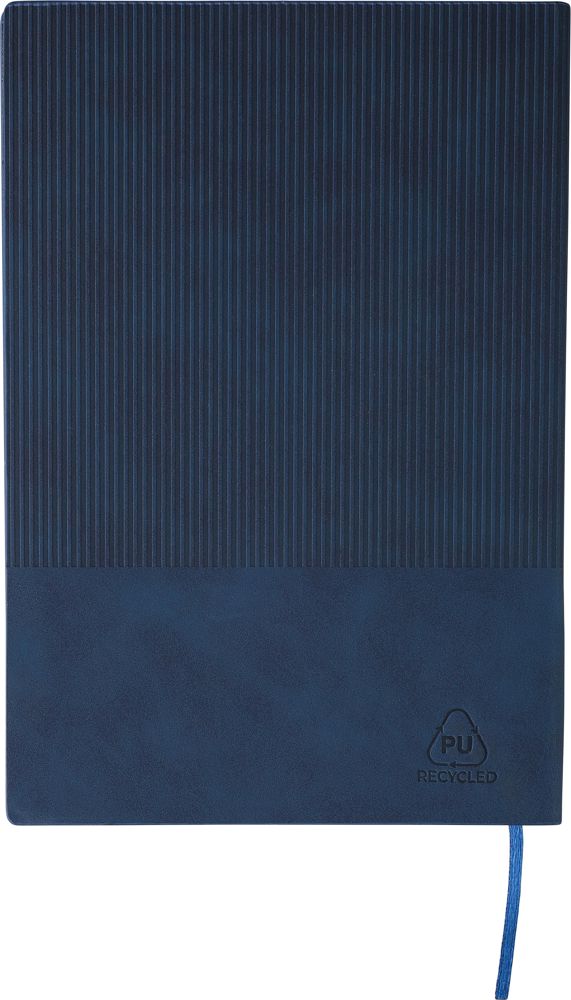 Gerecycled PU-notitieboek (A5) en balpenset Tarek