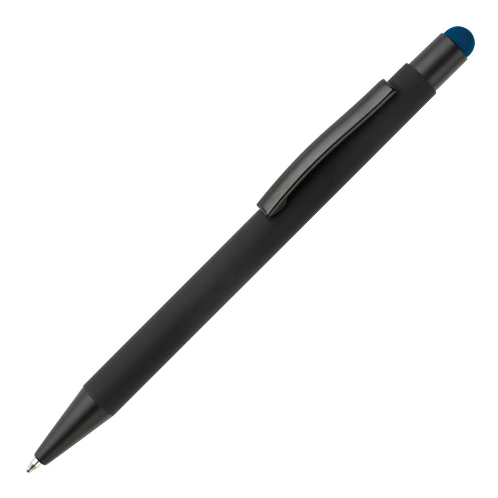 Balpen New York stylus metaal - Zwart / Donkerblauw