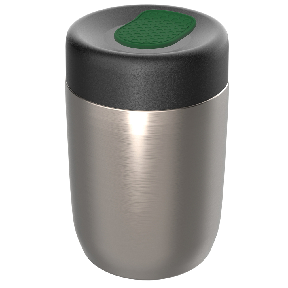 Thermo lunchpot RE98-myNIZZA - zwart, zilver, groen