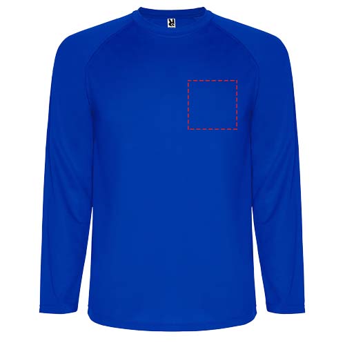 Montecarlo heren sport t-shirt met lange mouwen