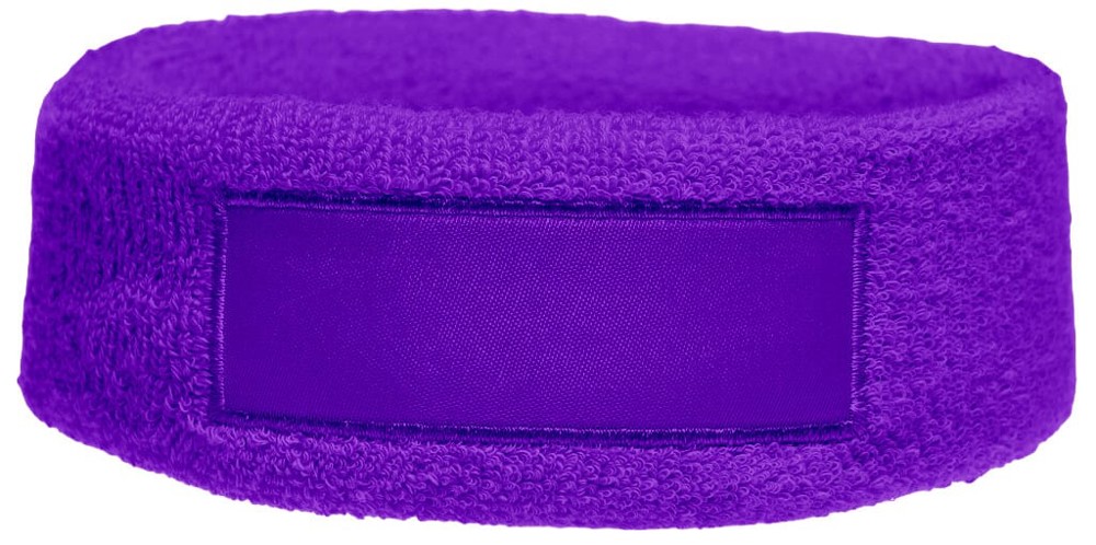 Hoofdband met label - Paars (PMS 268c) / Paars