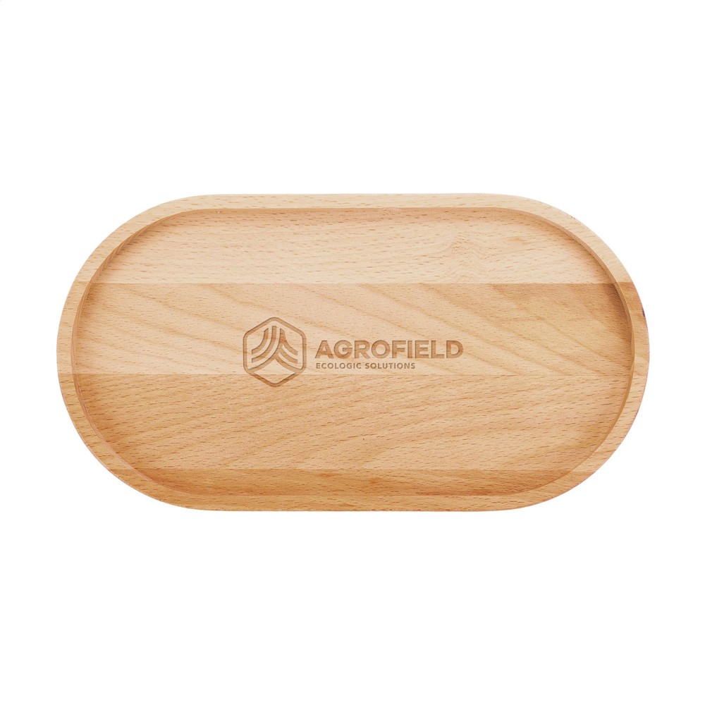 Bowls and Dishes - Puur Hout - Serveertray Ovaal 27 cm