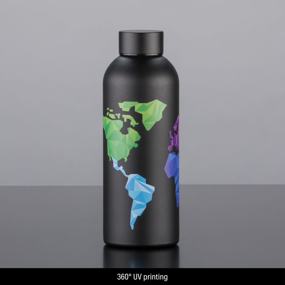 Active Set: thermische waterfles 500 ml & automatische paraplu
