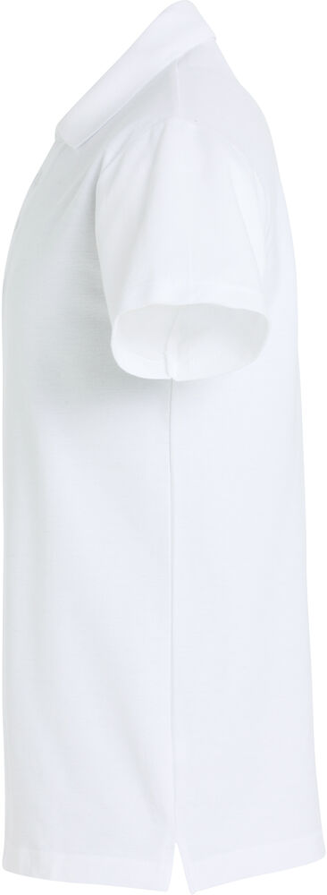 Clique - Basic Polo S/S Junior Wit 100
