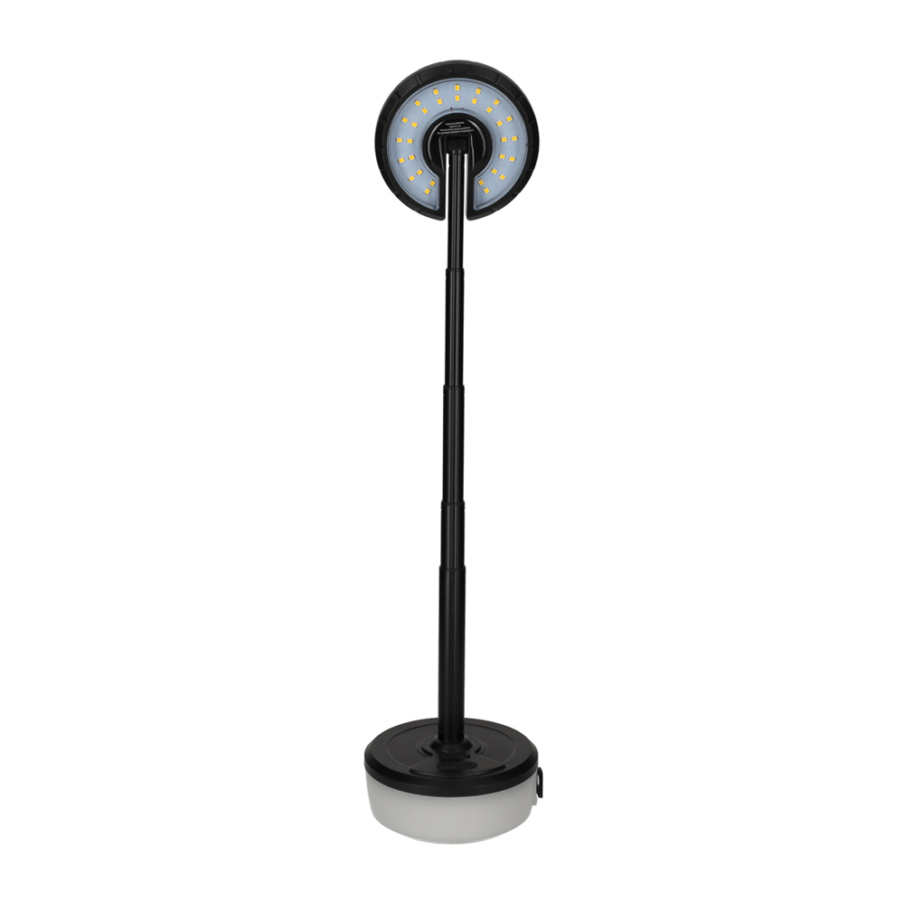 NORLÄNDER 2-in-1 Uitschuifbare LED Lamp & Slinger Zwart
