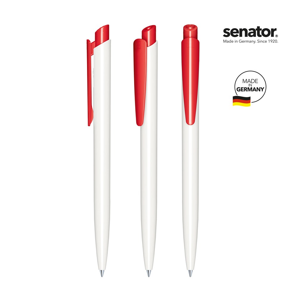 senator® Dart Polished Basic  retractable pen - rood 186