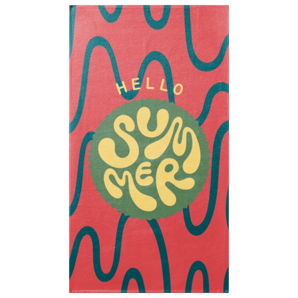 Sophie Muval sublimatie strandhanddoek 180x100 cm, 350 gr/m²