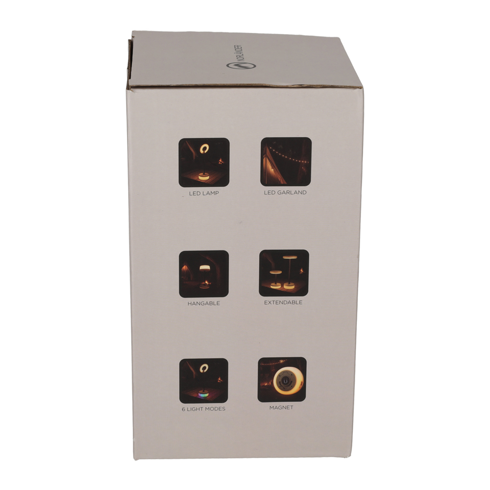 NORLÄNDER 2-in-1 Uitschuifbare LED Lamp & Slinger Taupe