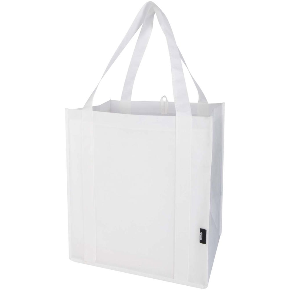 Liberty GRS gerecycled non woven draagtas met bodemplaat 29 l - Wit