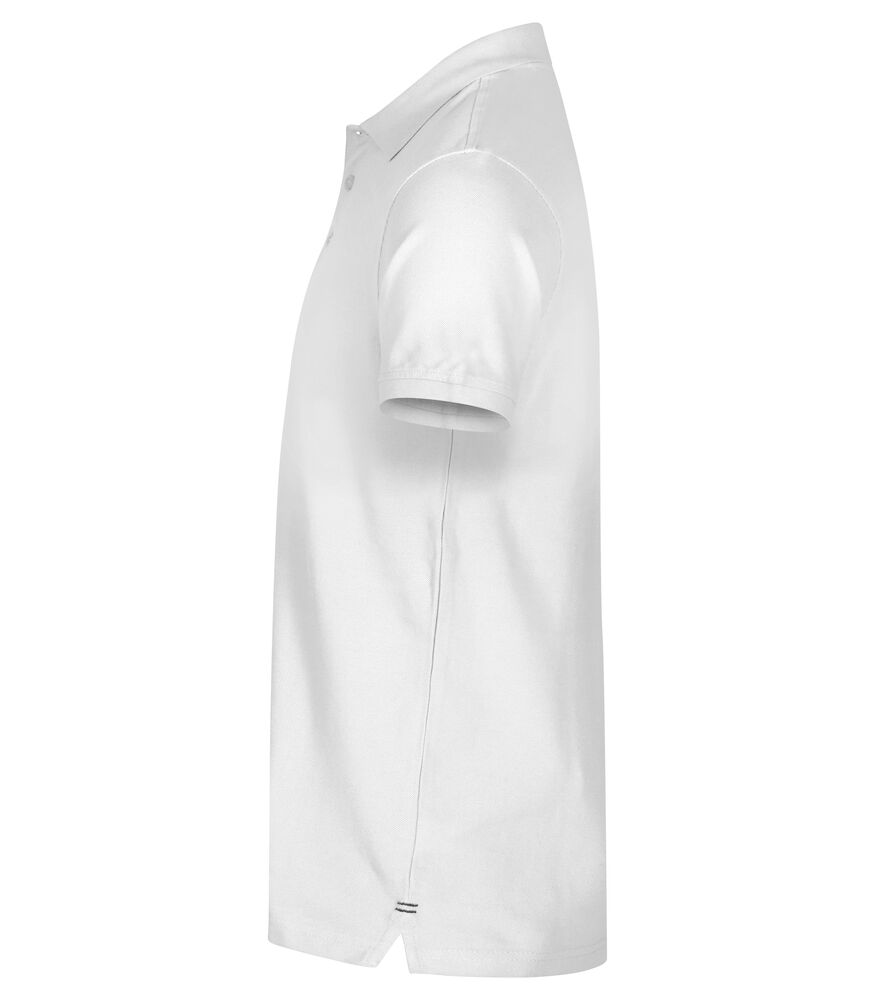 Clique - Heavy Premium Polo Wit 4XL