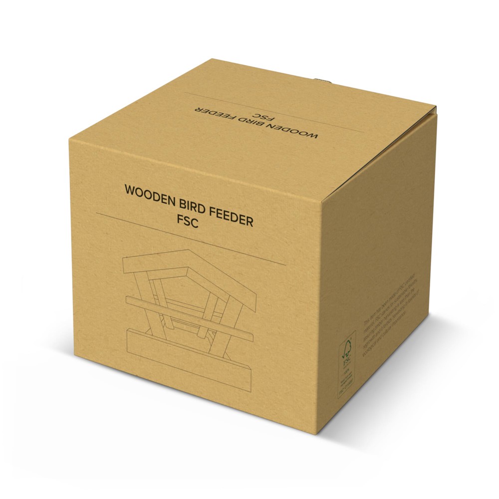 Houten Vogelvoederhuisje FSC
