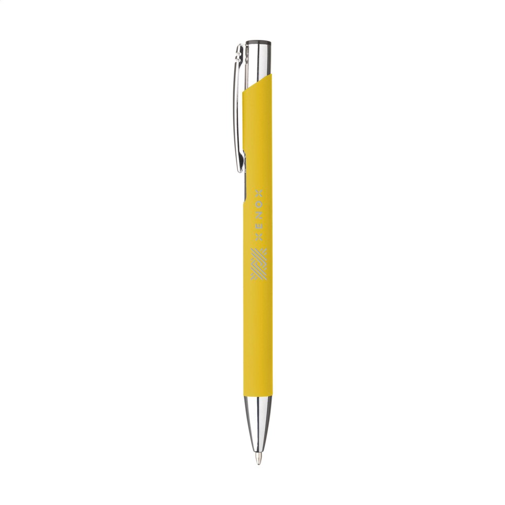 Ebony Soft Touch pennen - geel (± PMS 108C)