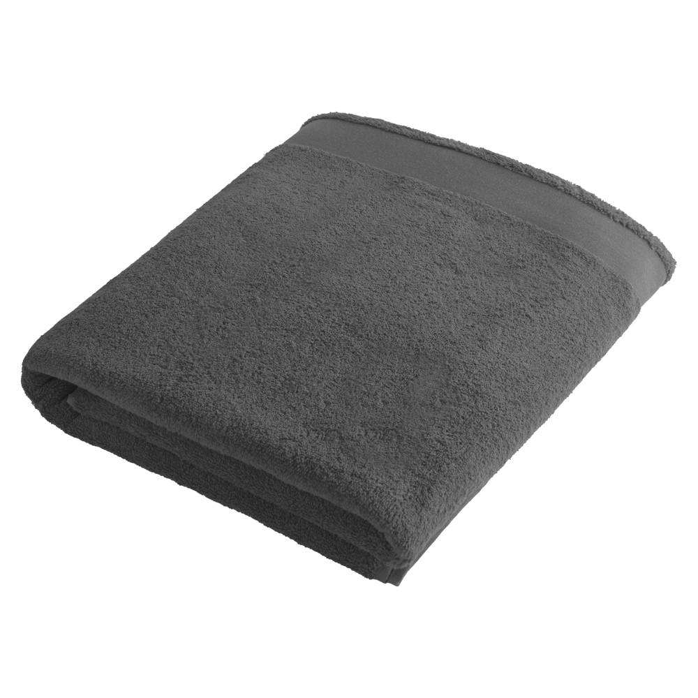 Sophie Muval strandhanddoek bio 180x100 cm, 500 gr/m² - Donkergrijs (PMS Cool Grey 11C) / Donkergrijs