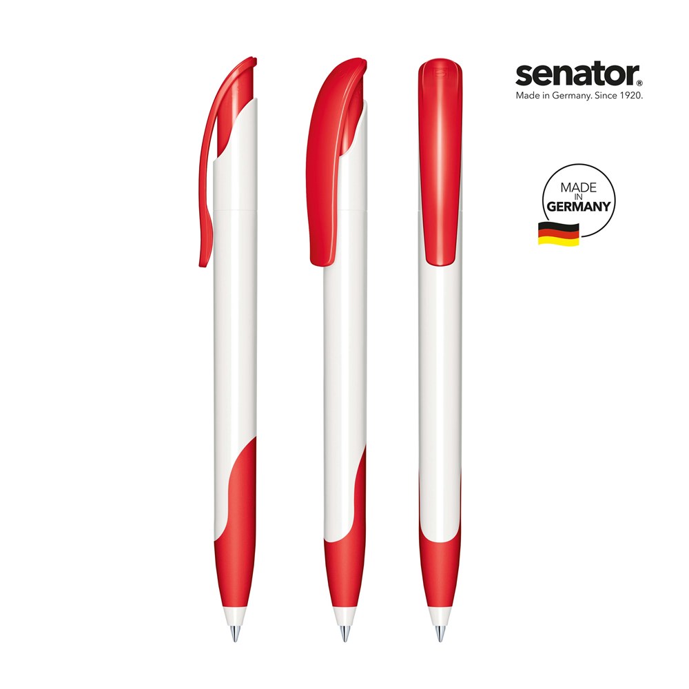 senator® Challenger Polished Basic SG  retractable pen - rood 186