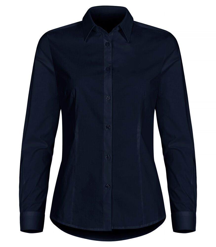 Clique - Stretch Shirt L/S Women - dark navy