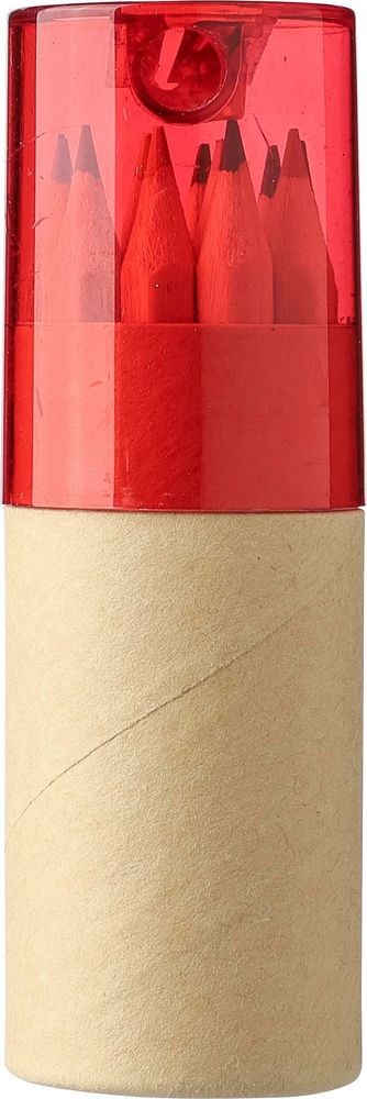 Kleurpotlodenset Terrence | 12 st - Rood