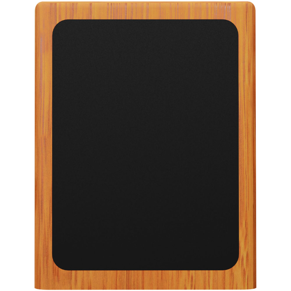 SCX.design O12 houten potloodhouder met oplichtend logo en dubbele USB-uitgang