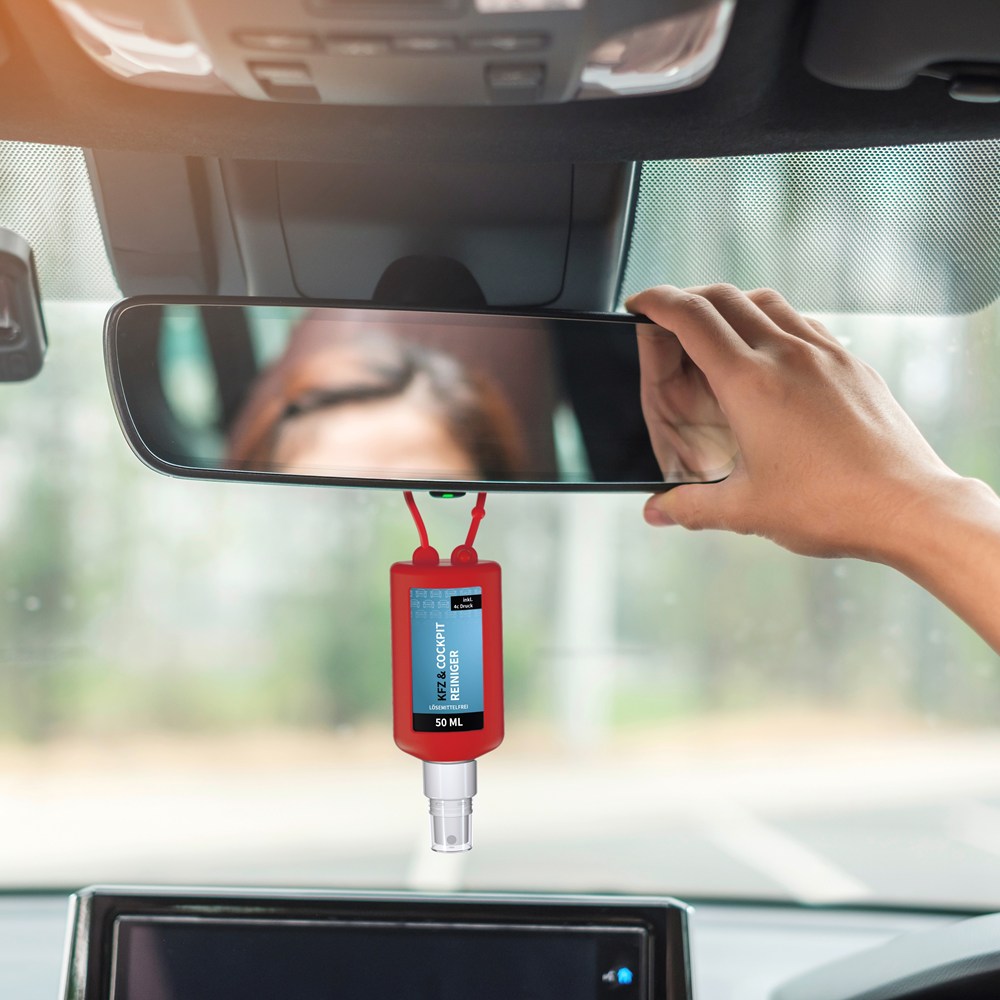 Car Cockpit Cleaner, 50 ml Bumper rood, Body Label (R-PET)