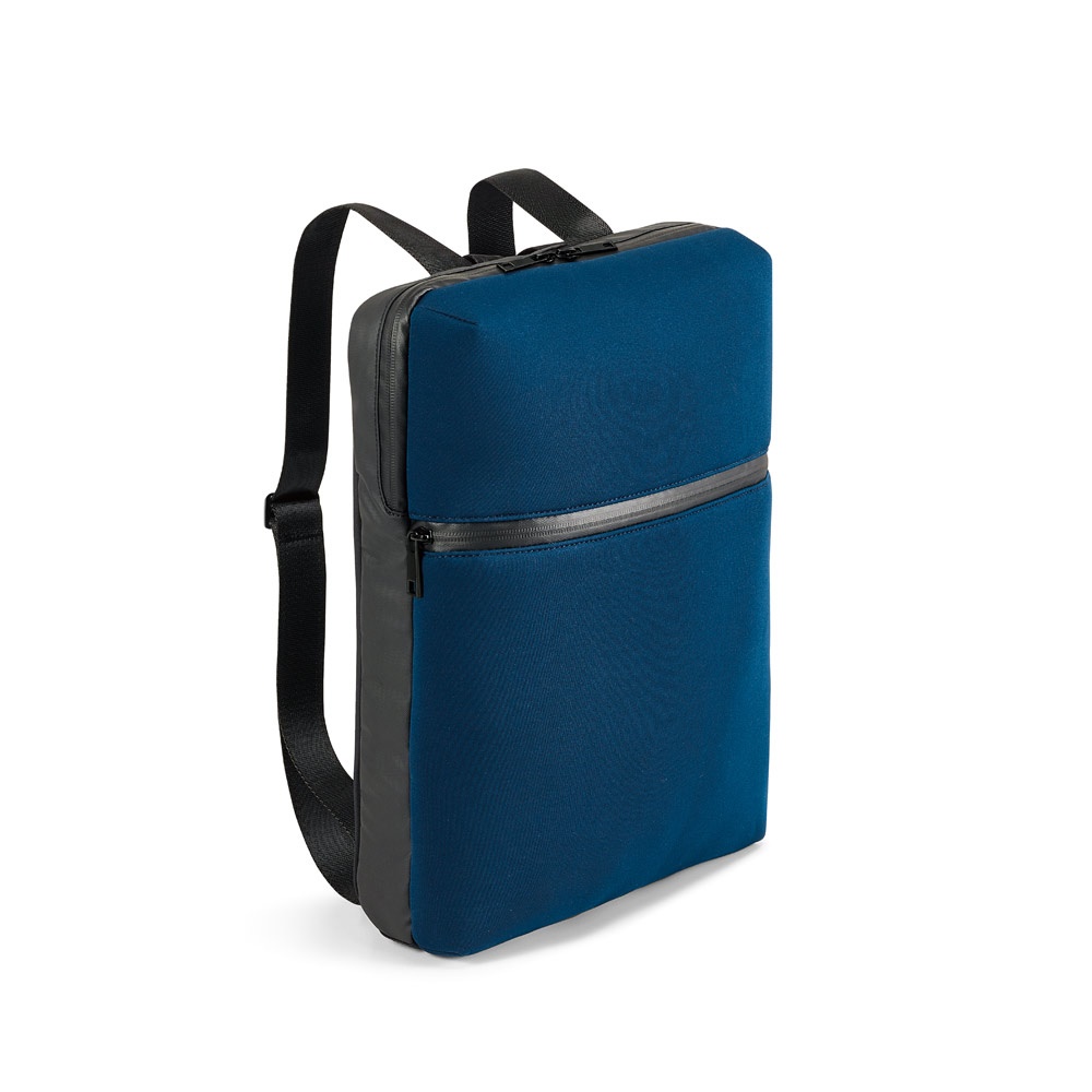 URBAN BACKPACK. 14'' laptop rugzak in softshell en zeildoek