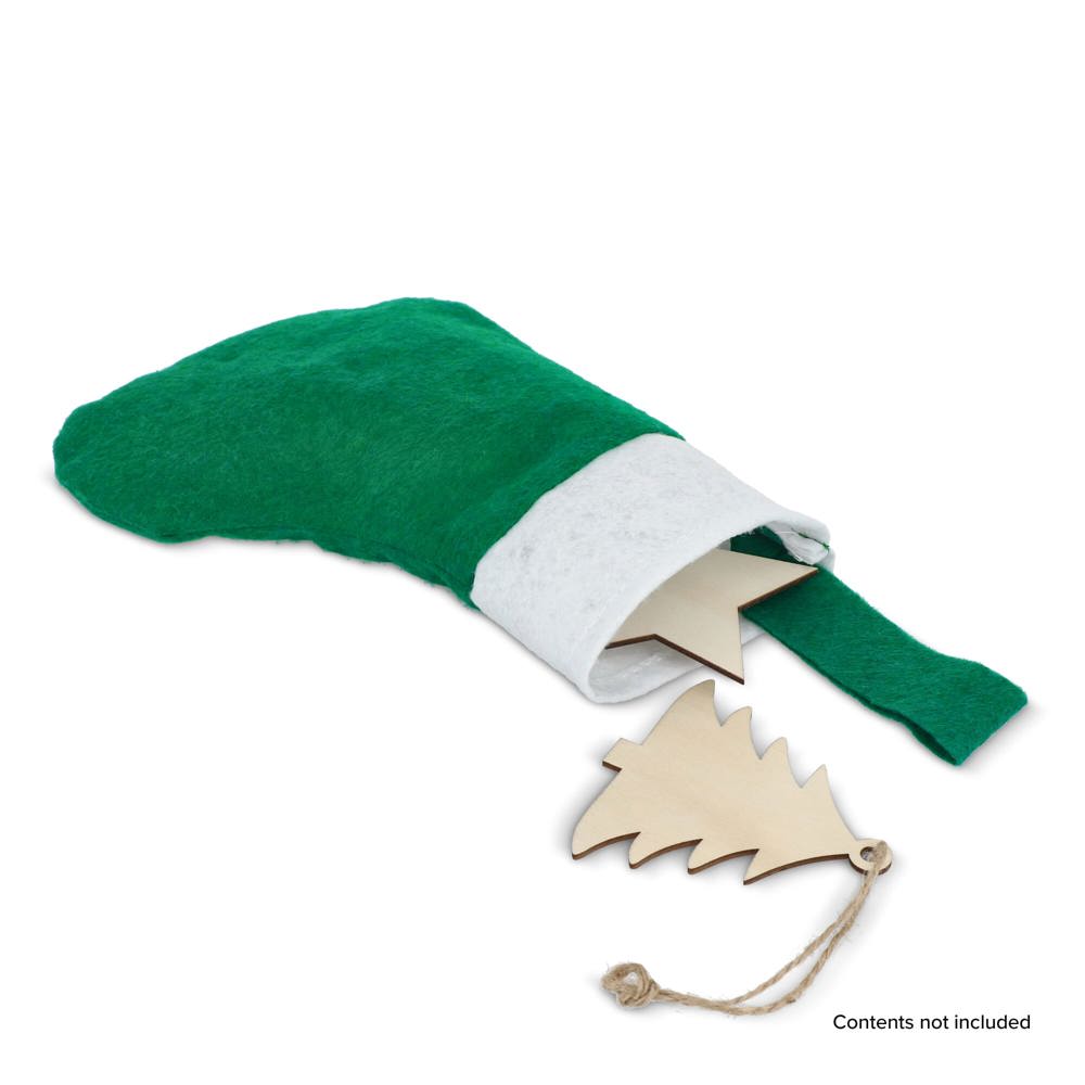 Vilten kerstsok 20 cm
