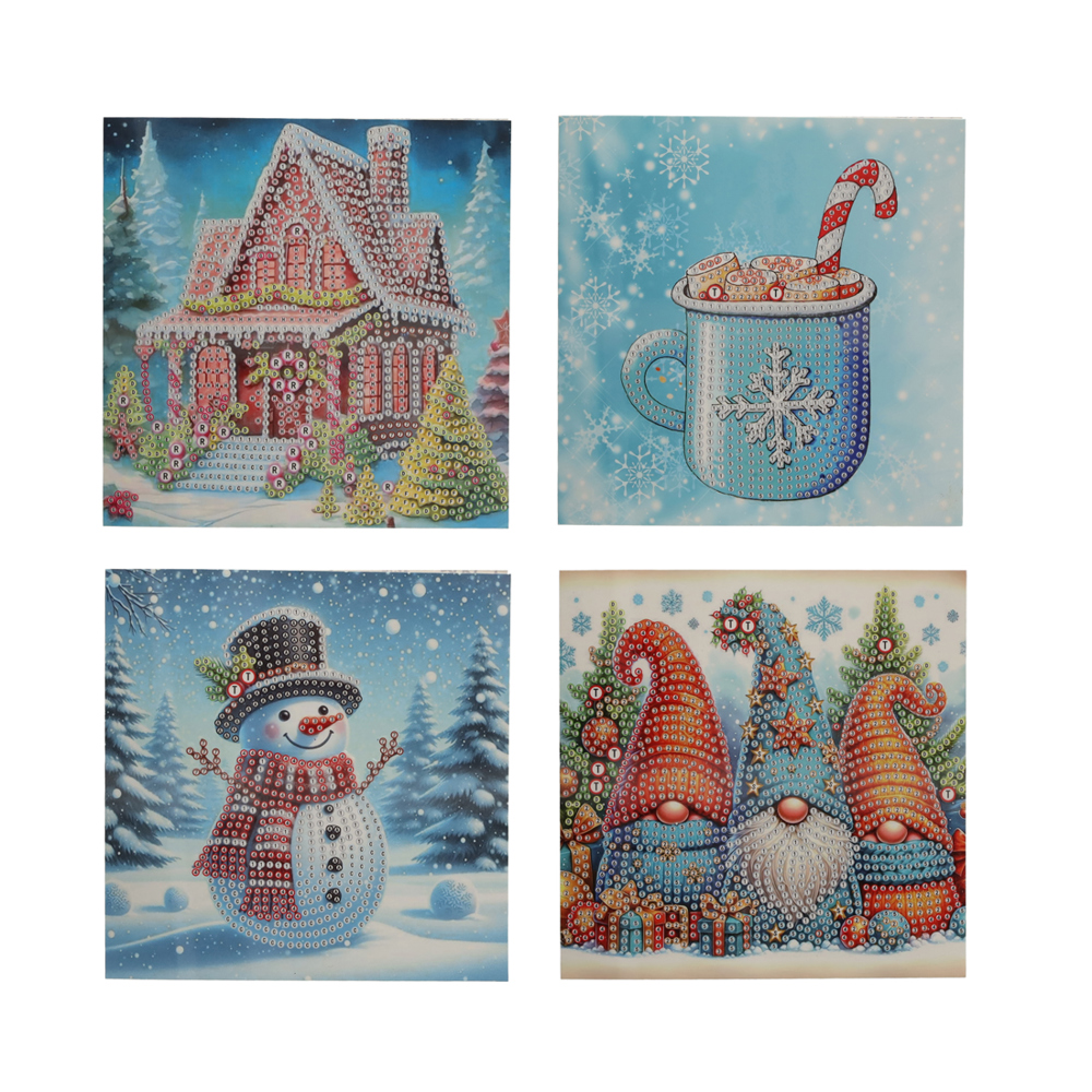 JENS Living Diamond Painting Winterkaarten /4