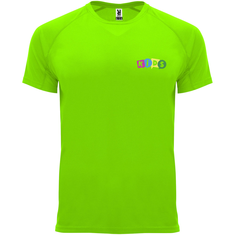 Bahrain 135 g/m² sportshirt met korte mouwen voor kinderen