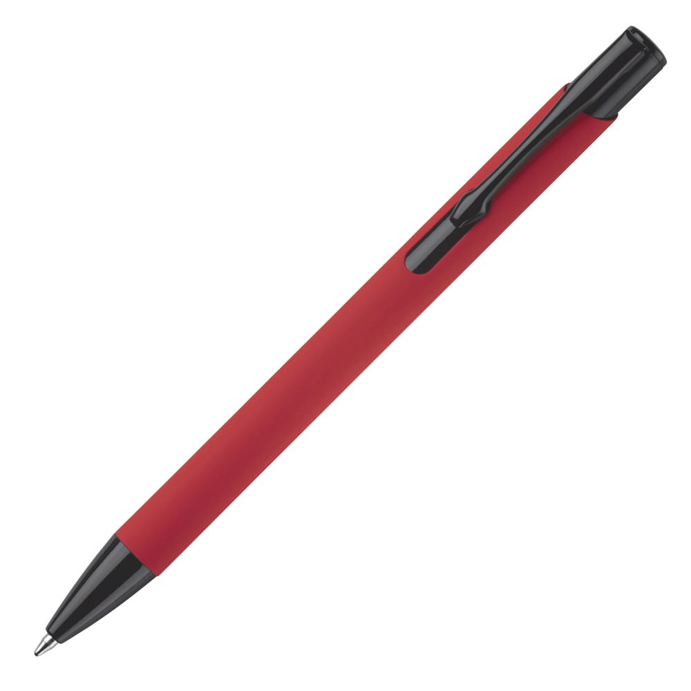 Balpen Alicante soft touch - Rood / Zwart