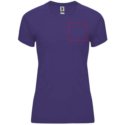 Bahrain 135 g/m² sportshirt met korte mouwen voor dames
