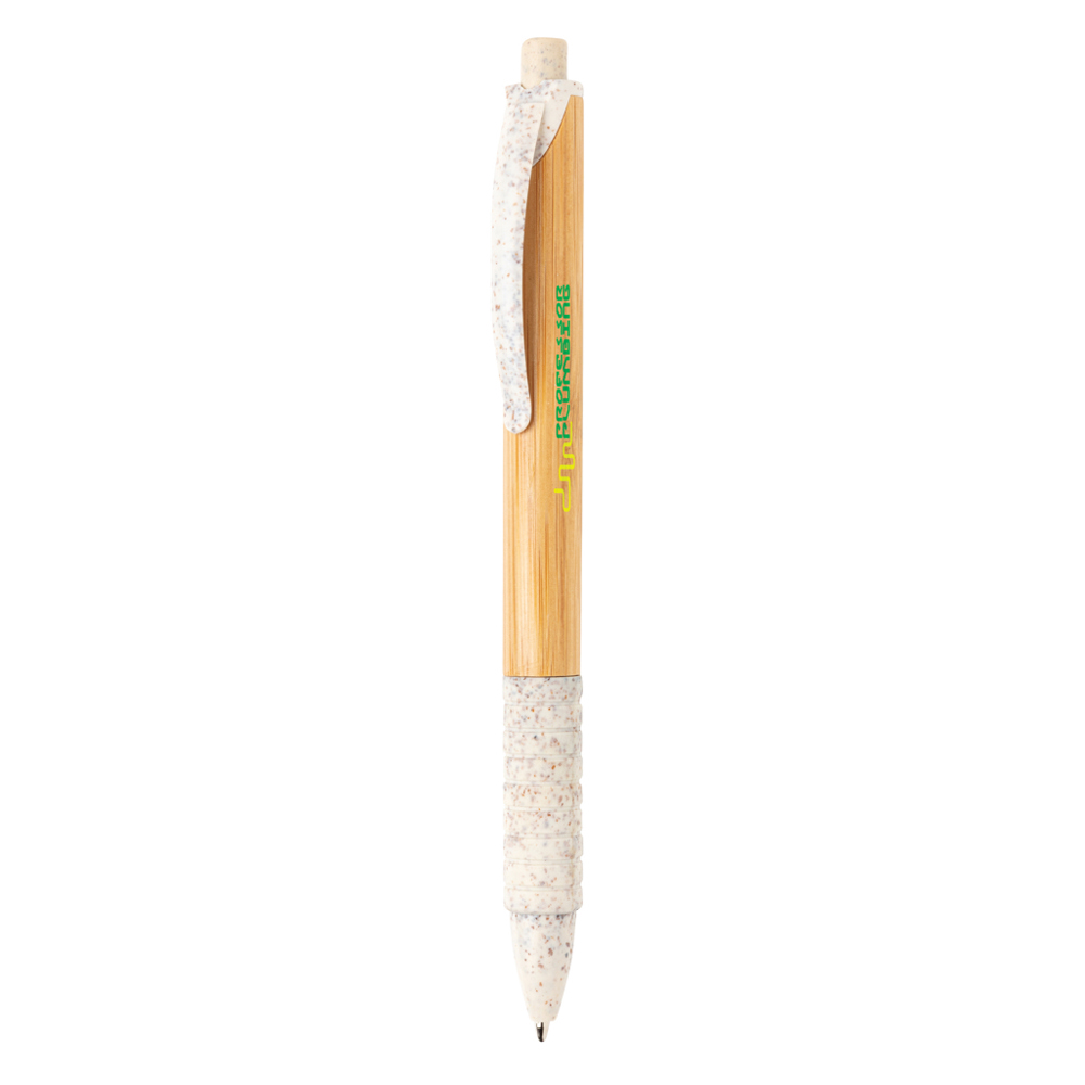 Bamboe & tarwestro pen
