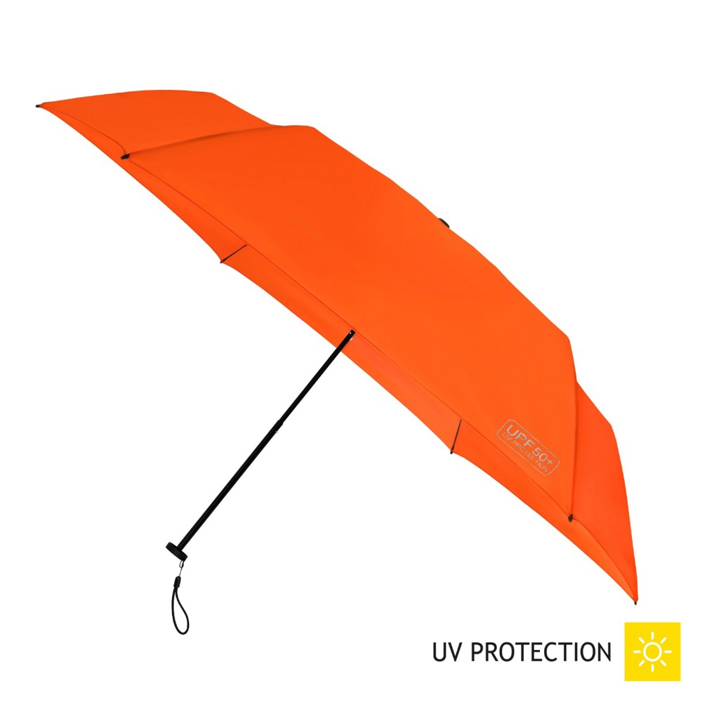 FALCONETTI - Opvouwbare zomerparaplu - Handopening - Windproof - 91 cm - oranje (± PMS 021C)