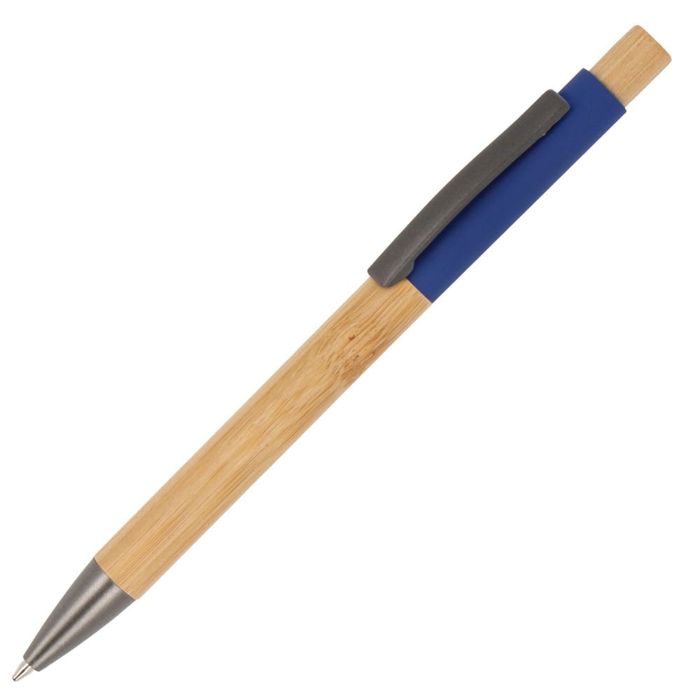 Balpen Madrid bamboe - Donkerblauw