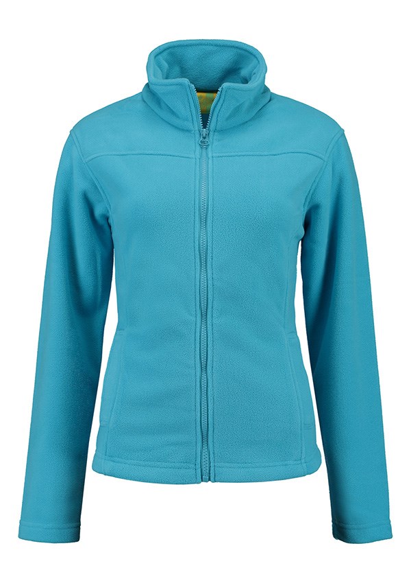 Lemon & Soda Polar Fleece Cardigan for her - 313c Turquoise