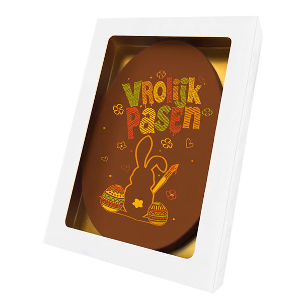 Chocoladekaart Pasen