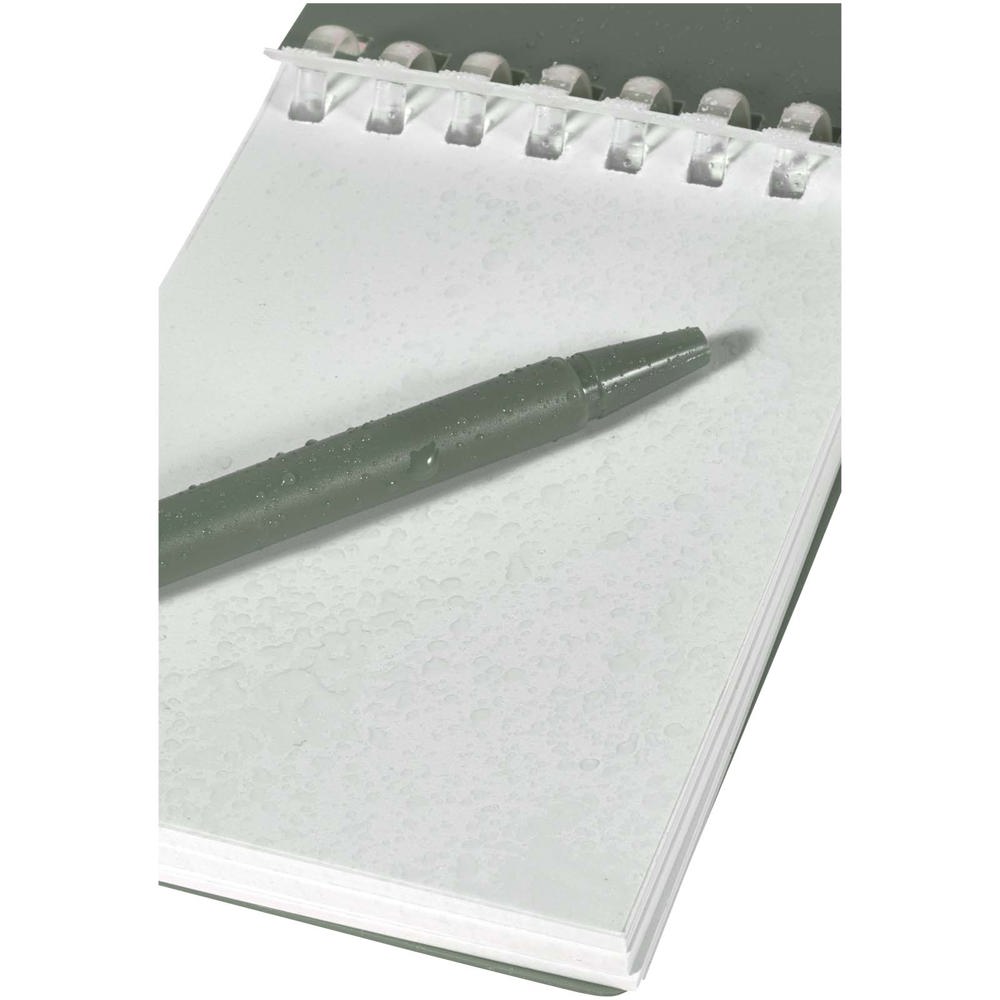 Lig Mini gerecycleerd outdoor notitieboek met zachte kaft en balpen (zwarte inkt)