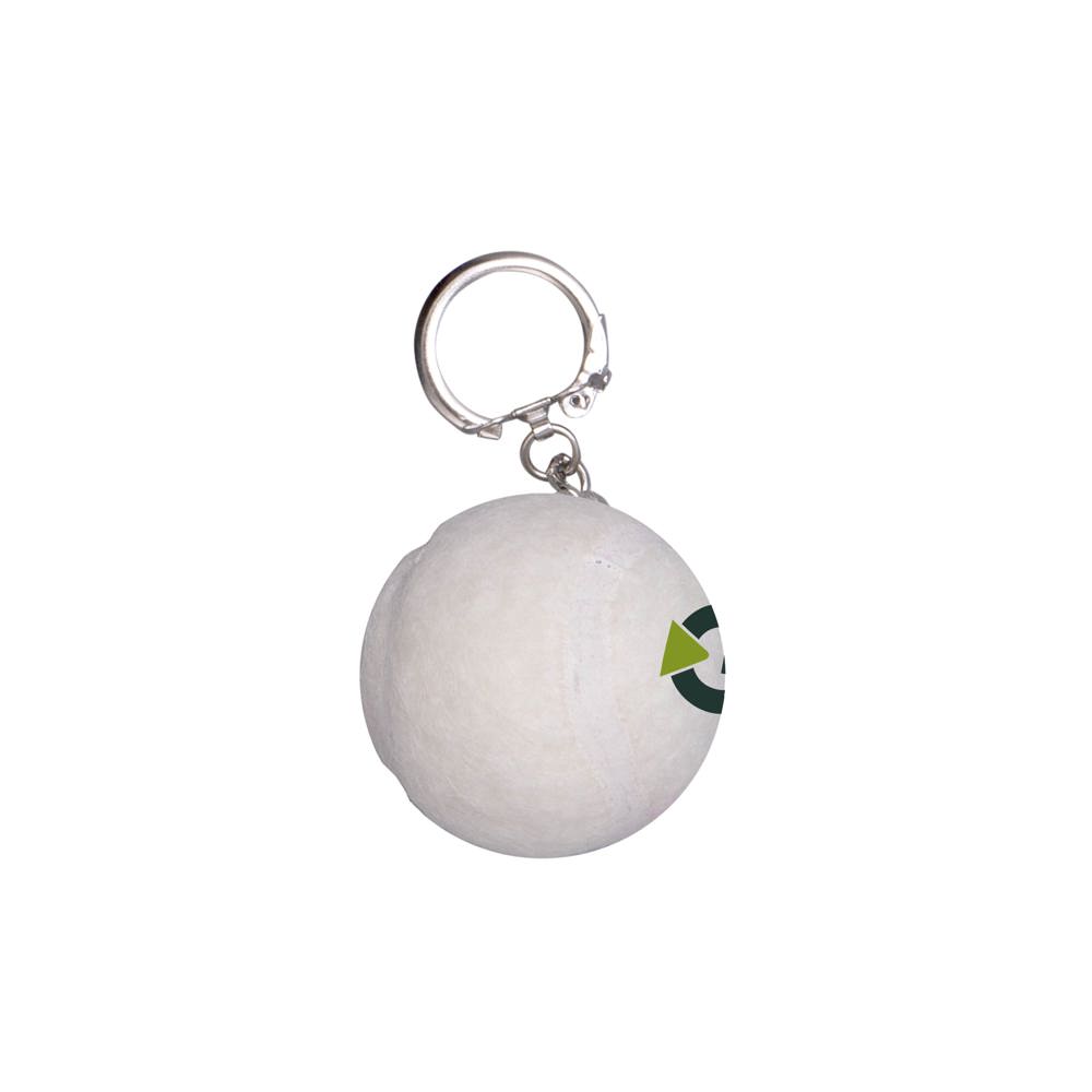 Tennisbal sleutelhanger gekleurd
