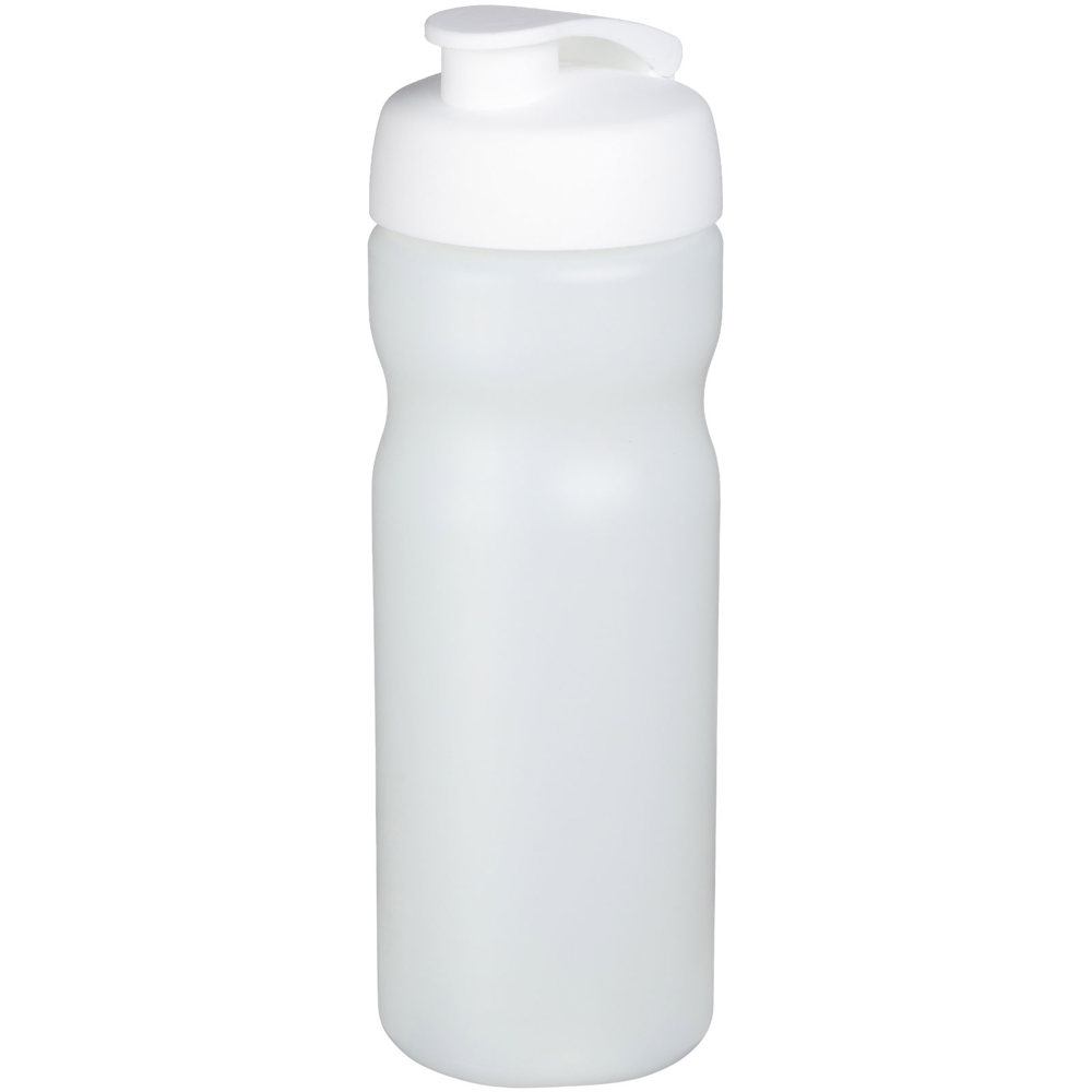 Baseline® Plus 650 ml sportfles met kanteldeksel - Transparent, Wit