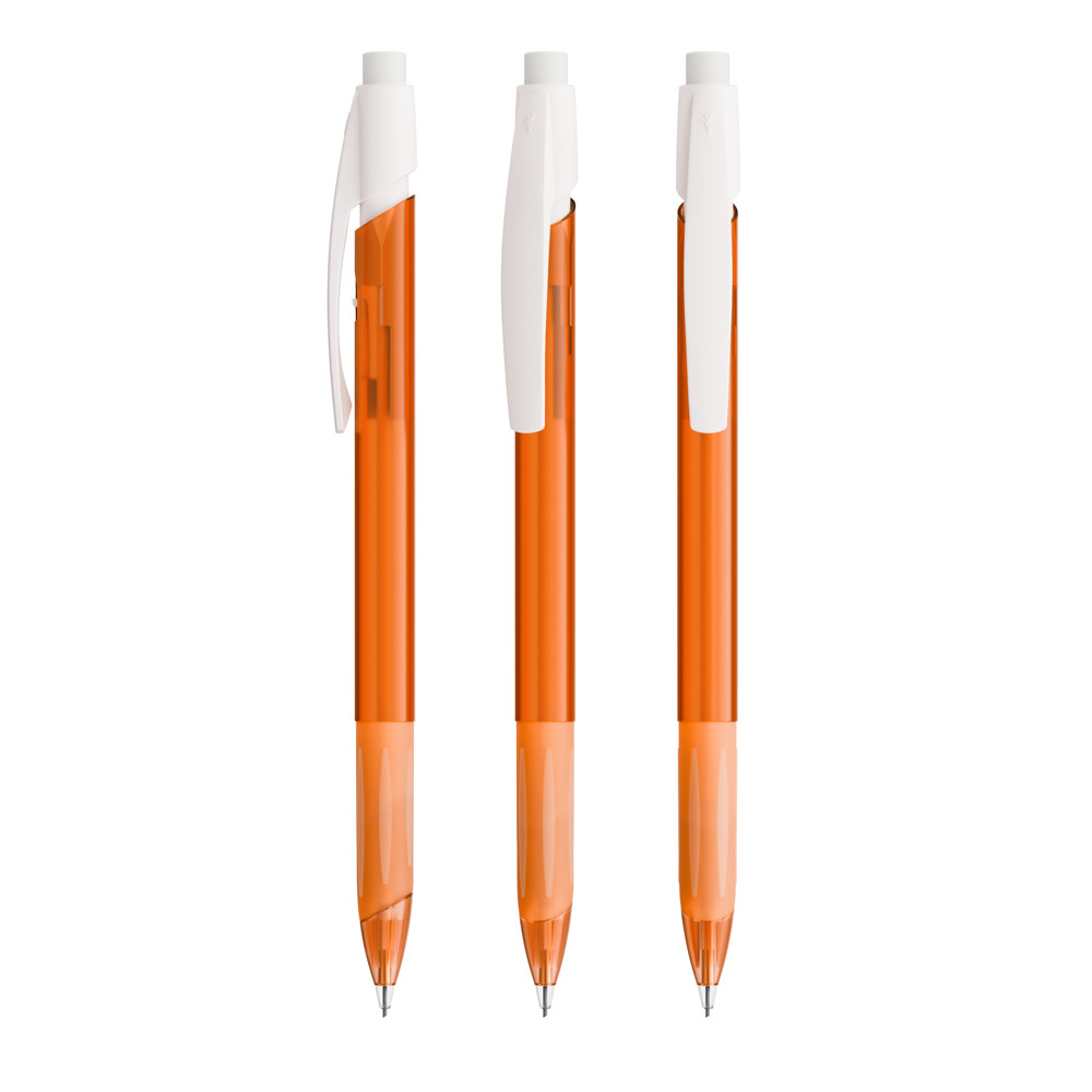 BIC® Media Clic Grip Mechanisch Potlood - Frosted Oranje/Frosted Wit Grafiet