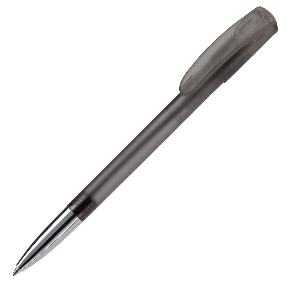 Balpen Deniro metalen tip frosty - Ecru / Zwart