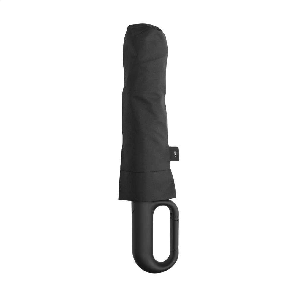 Carabiner RCS RPET opvouwbare paraplu 21 inch