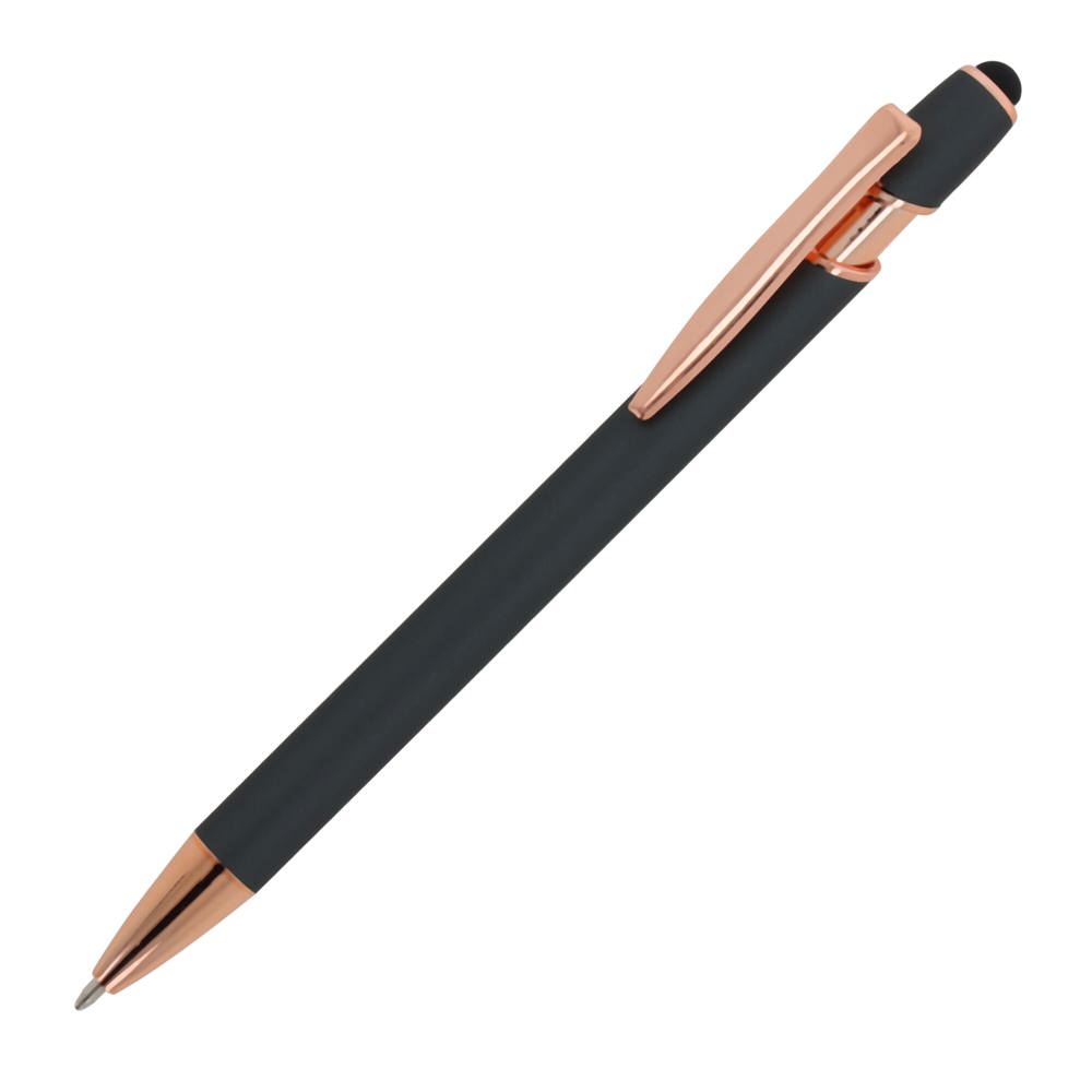 Balpen Paris Luxe Metaal rubberised - Grijs