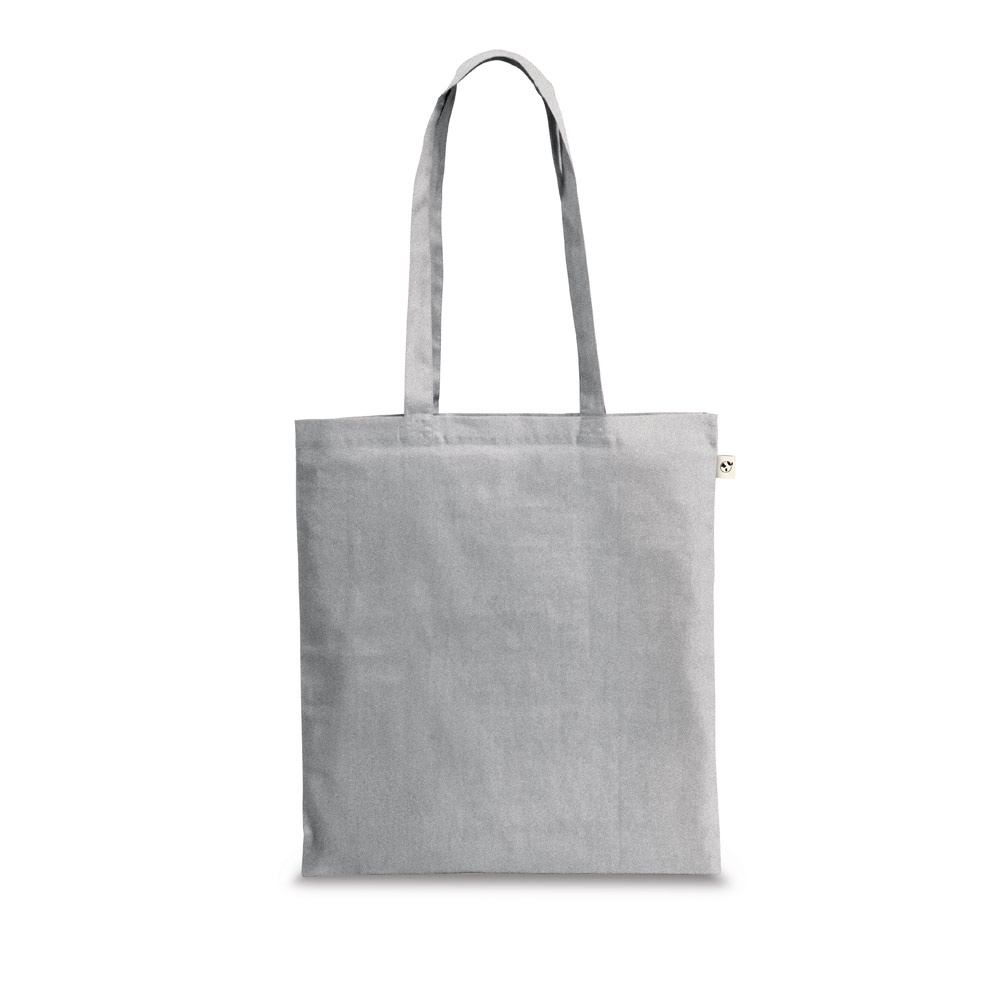 CAIRO. Tas van gerecycleerd katoen (70%) en polyester (30% rPET) (180 g/m²) - Licht Grijs