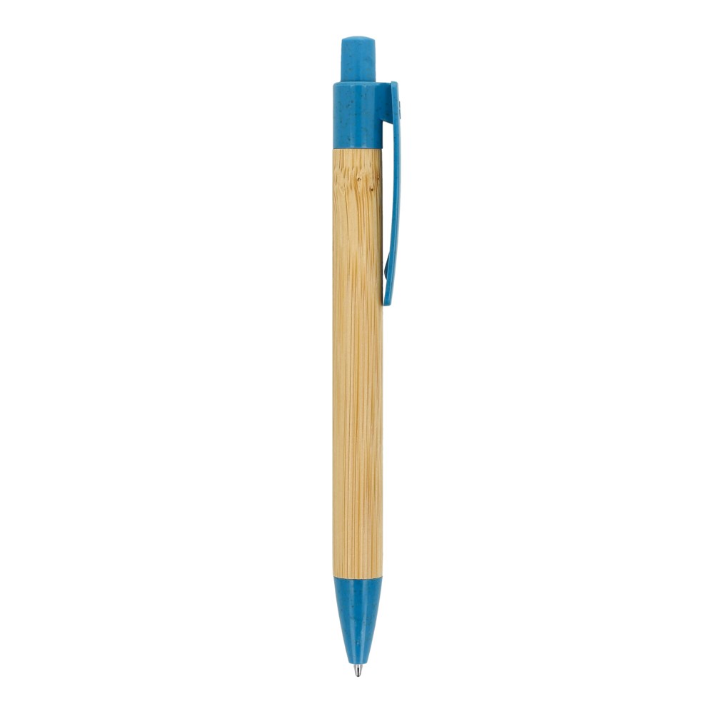 Ball pen bamboe met tarwestro