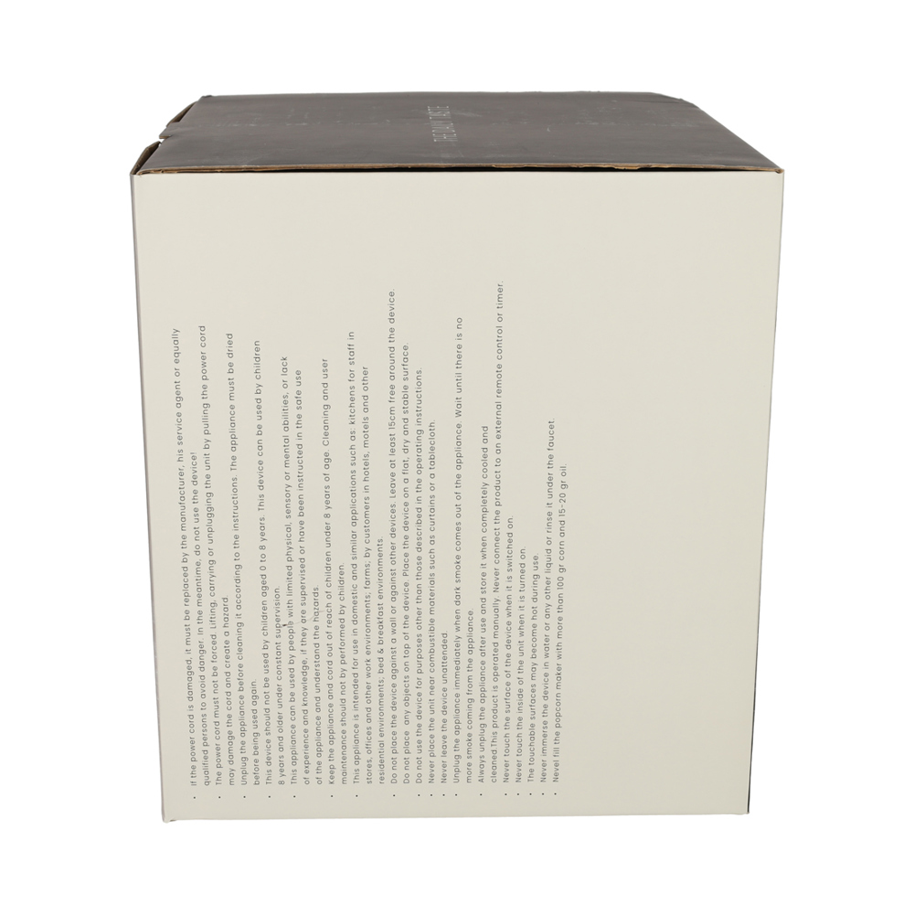 RØQUET Popcorn Maker Zwart