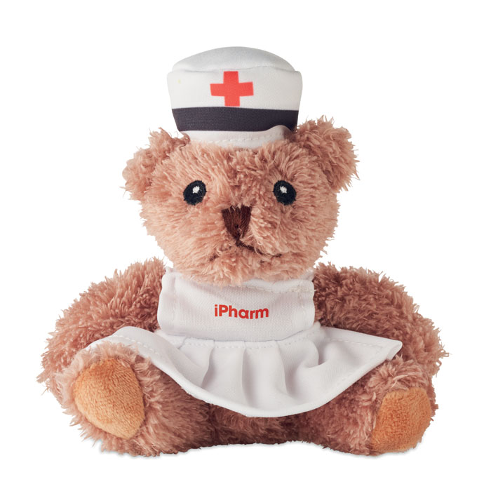 NURSE - Pluche teddybeer verpleegster