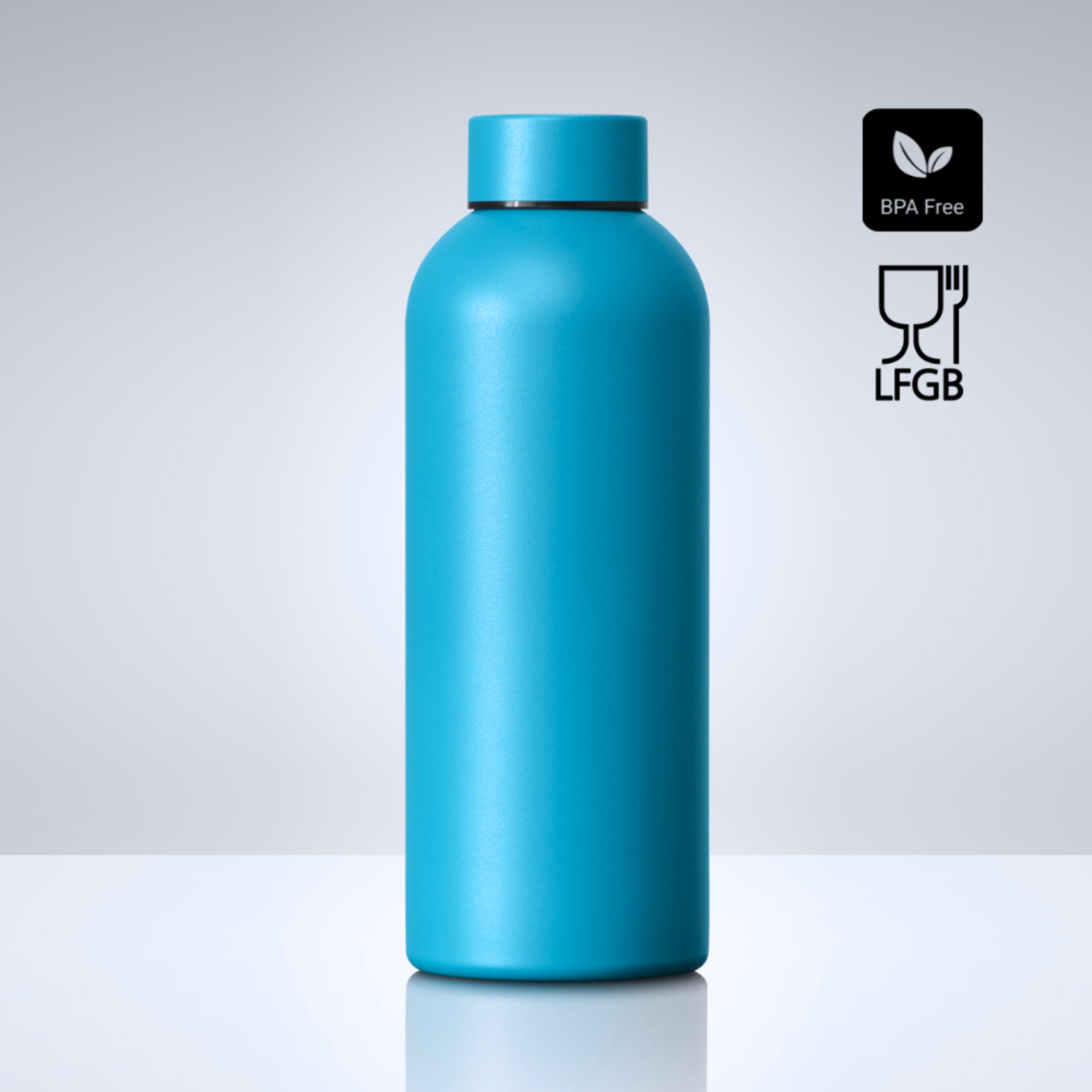 Active Set: thermische waterfles 500 ml & automatische paraplu