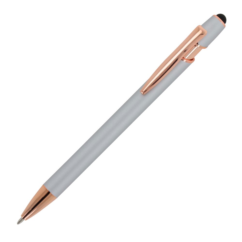 Balpen Paris Luxe Metaal rubberised - Zilver