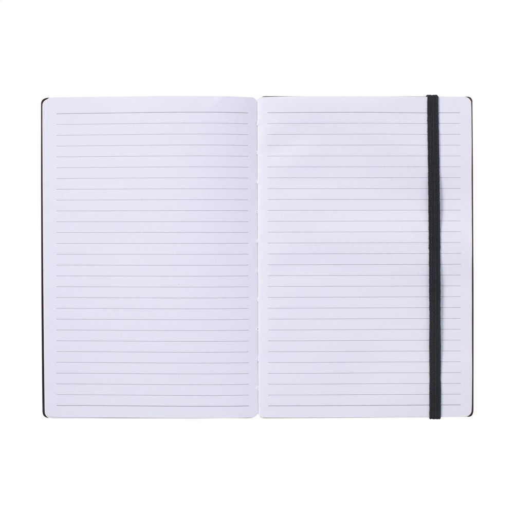 Bamboo Journal Naked Spine Notebook Black A5 notitieboek