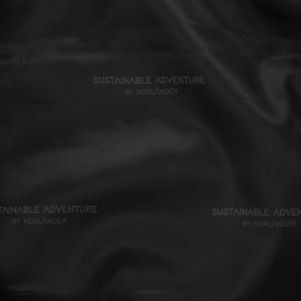 NORLÄNDER Dull PU Underseater Rugtas Eco Lining Zwart