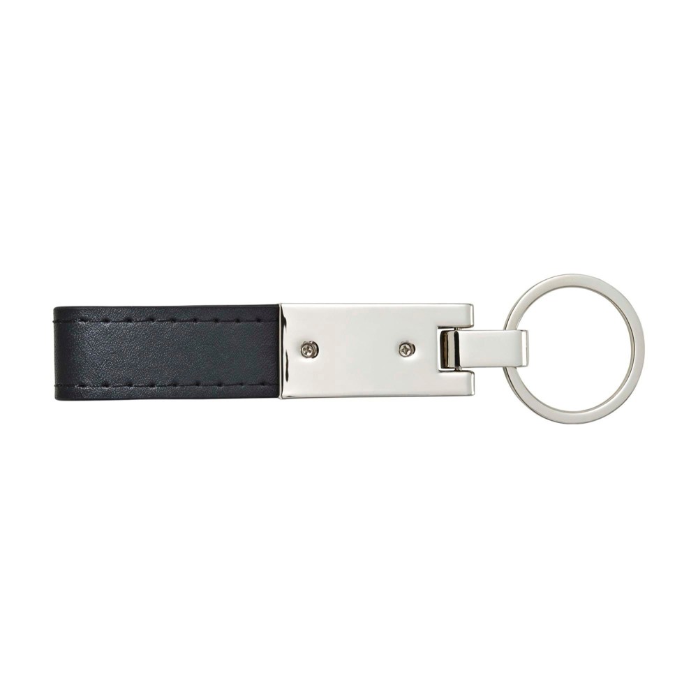 Sleutelhanger Keon | Staal en synthetisch leer