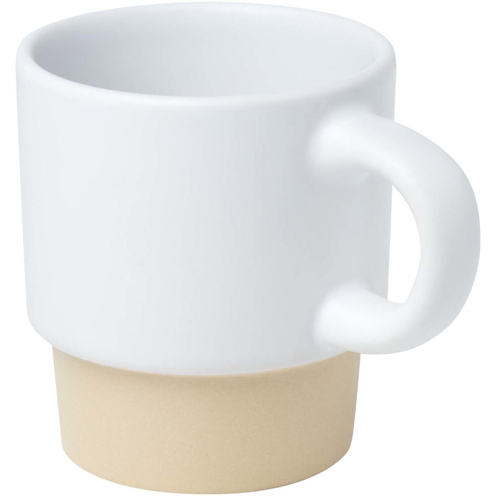 Olympia 130 ml stapelbare expressokop met kleibodem